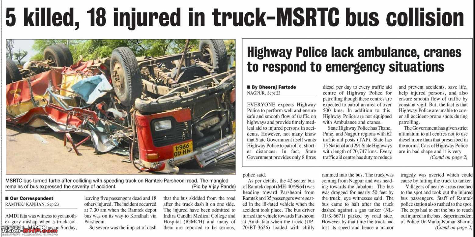 Pics Accidents in India Page 806 TeamBHP
