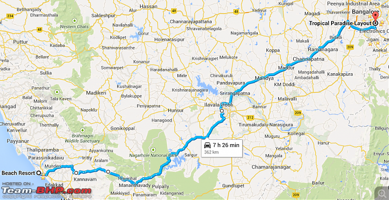 Bangalore - Kannur : Route Queries-route.png