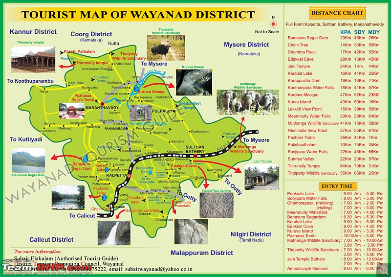 Bangalore - Wayanad: Route & Accommodation-wayanadtourismmap.jpg