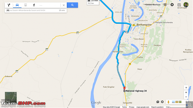 Kolkata-Siliguri through SH7, NH34 and Botolbari-Dhantola routes-sargachhibypass.png