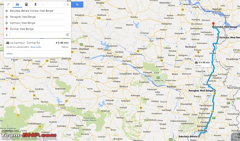 Kolkata - Siliguri route via Dumka, Bhagalpur or NH-12 (old NH-34)-route2.jpg