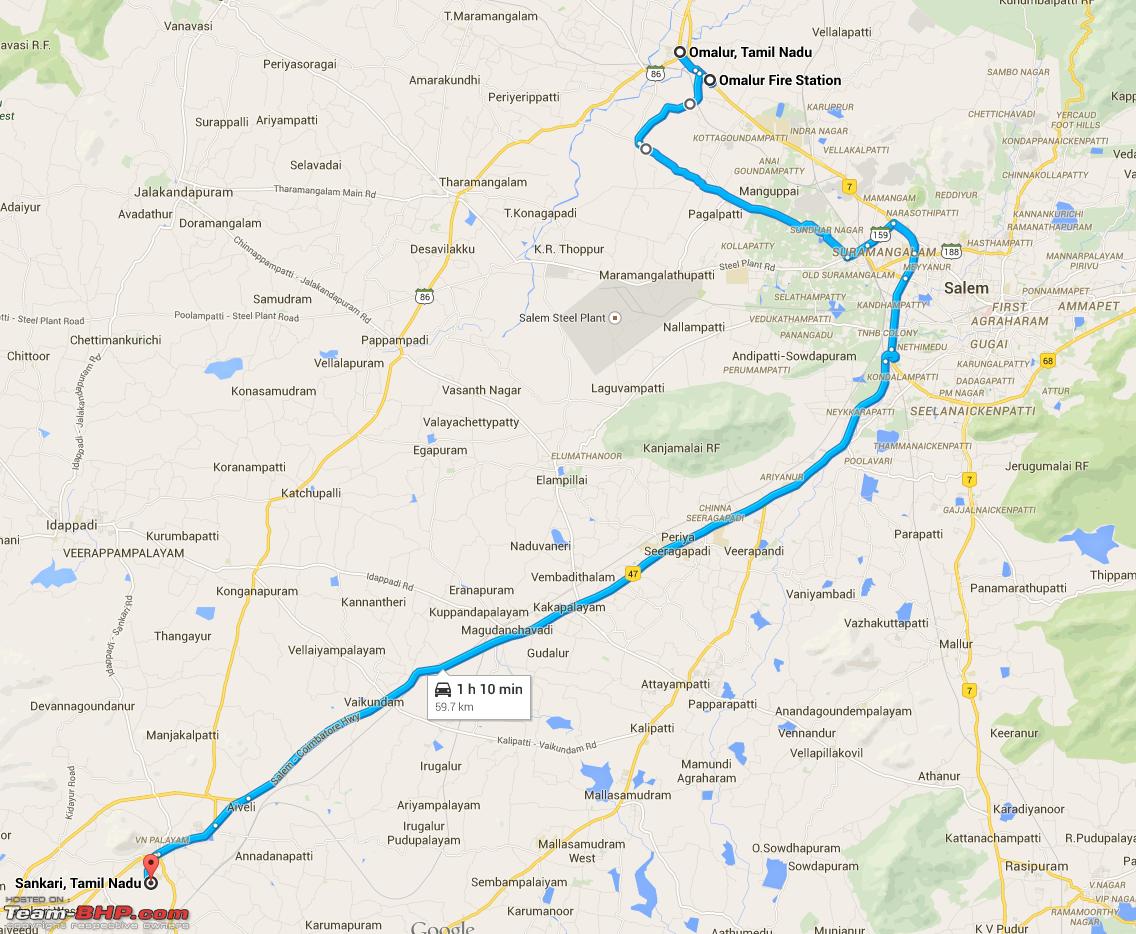 1360414d1428974332 Bangalore Coimbatore Route Queries Omalur 