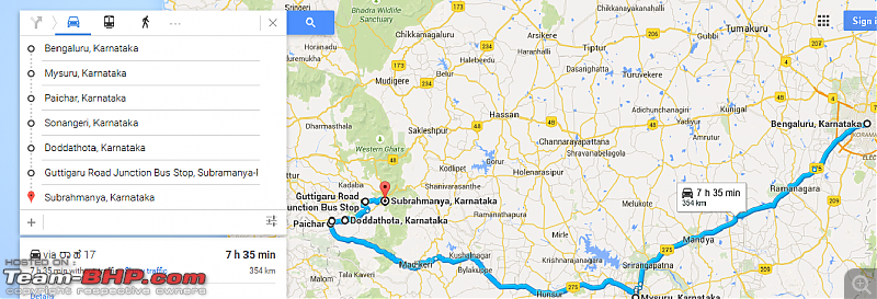 Bangalore - Kukke Subramanya : Route Queries-road.png