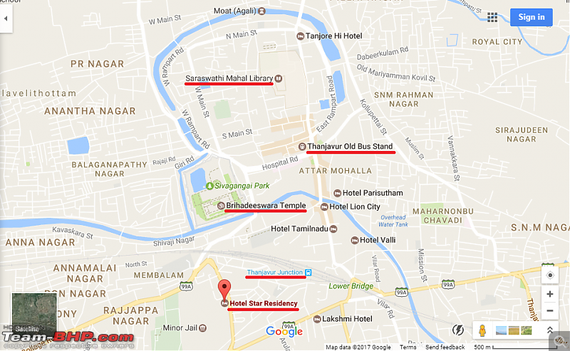 Bangalore to Kumbakonam : Route Queries-map.png