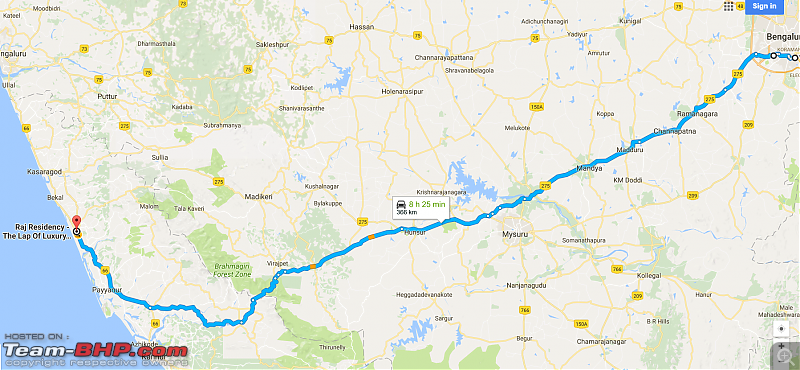 Bangalore to Kasaragod : Route Queries-onward.png