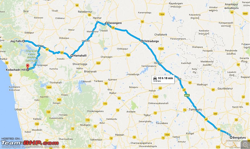 Bangalore to Jog Falls - Route, experiences-blorechitrdurgadavangereharnahallisagarjogkodachari.jpg