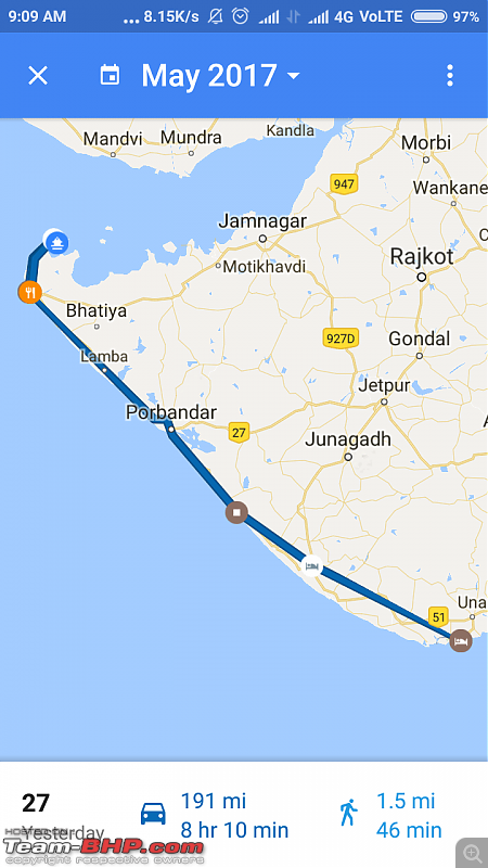 Dwarka and Somnath : Route Queries-screenshot_20170528090925672_com.google.android.apps.maps.png