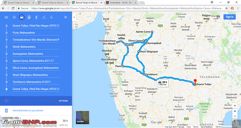 Hyderabad - Shirdi : Route Queries-via-pune.png