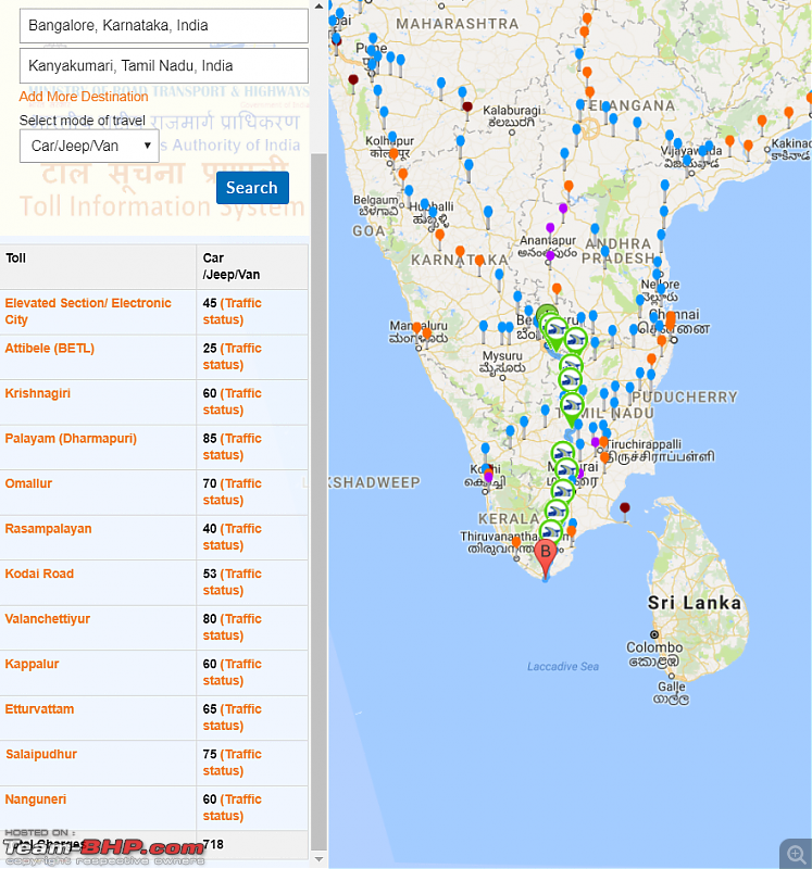 Bangalore - Kanyakumari NH7 : Route Queries-blorekanyakumari-toll.png