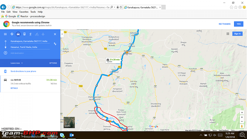 Bangalore to Coimbatore : Route Queries-map.png