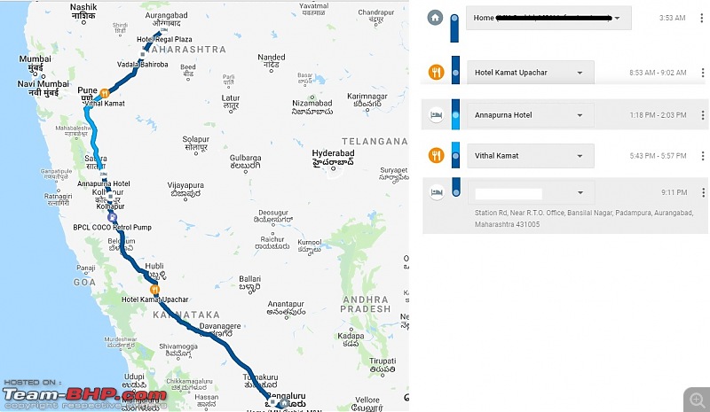 Bangalore - Pune - Mumbai : Route updates & Eateries-timeline-bangalore-aurangabad.jpg