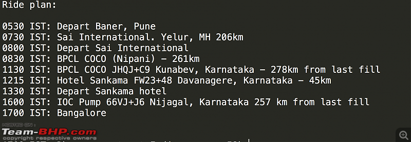 Bangalore - Pune - Mumbai : Route updates & Eateries-rideplan.png