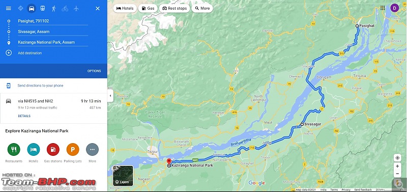 Kolkata to Arunachal Pradesh - Routes & halts-asm.jpg