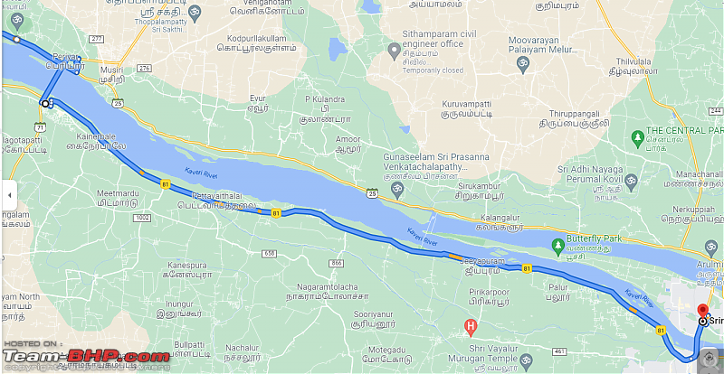 Bangalore to Trichy : Route Queries-trichy-kulithali-map.png