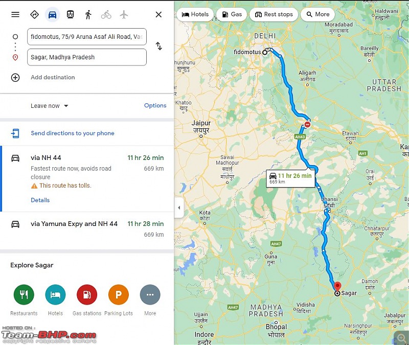 Delhi to Bangalore : Route Queries-fidosagar.jpg