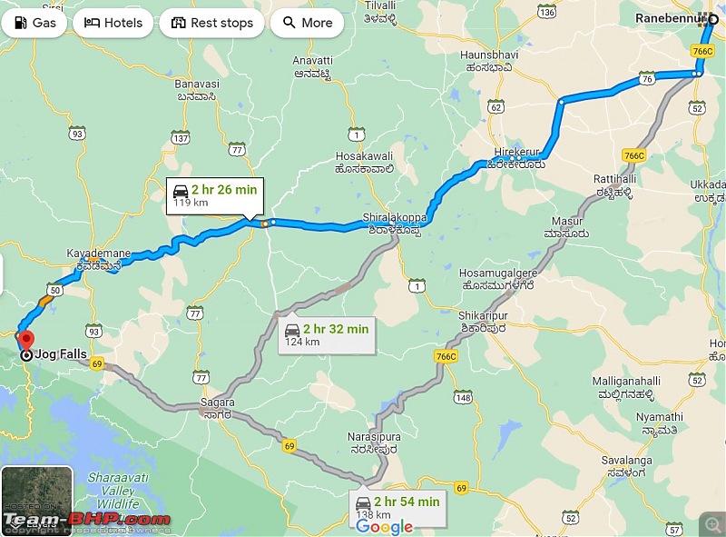 Bangalore - Gokarna : Route Queries-map.jpg