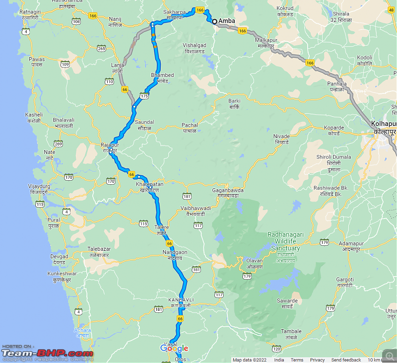 Mumbai - Pune - Kolhapur - Goa : Route Queries-tempmap.png