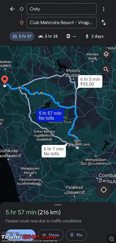 Bangalore - Mysore - Ooty : Route Queries-screenshot_20240107124400_maps.jpg