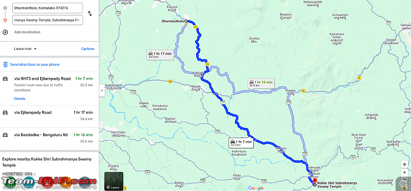 Bangalore to Dharmastala / Kukke / Sringeri / Horanadu : Route Queries-dharmasthala_kukke.png