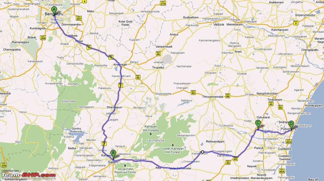 536862d1303991635 Bangalore Pondicherry Route Queries Pondy 