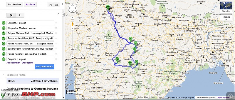 Trip to Hindustan ka dil - Madhya Pradesh-mp-trip-route-map-total-distance.jpg