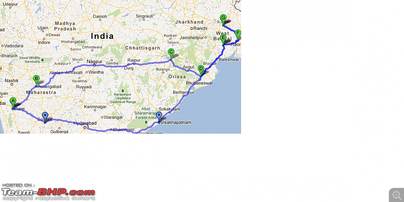 Mumbai - Kolkata : Route Queries-route.png