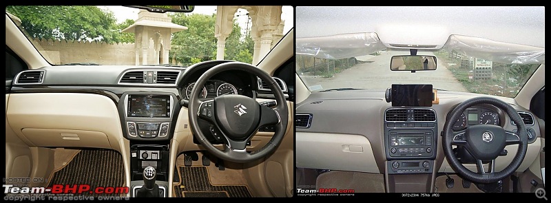 Pictorial Comparison: Maruti Ciaz vs City, Verna, Vento, Rapid, Linea, Fiesta & Manza-dash.jpg