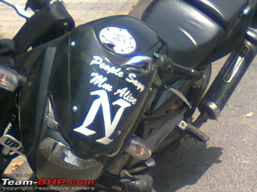 Pics of Weird, Wacky & Funny stickers / badges on cars / bikes-pulsar.jpg