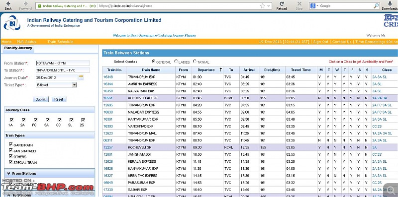 Indian Railways website (www.irctc.co.in) EDIT: IR resumes linen supply in select trains-irctc.jpg