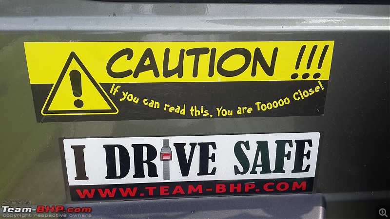 Pics of Weird, Wacky & Funny stickers / badges on cars / bikes-20150101_113532.jpg