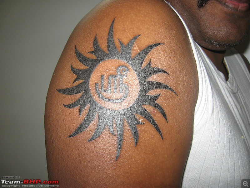Vikram tattoo for a big Vikram fan - YouTube