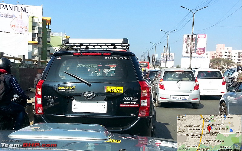 Team-BHP Stickers are here! Post sightings & pics of them on your car-20150209_092418_marathalli-bridge.jpg