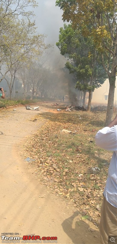 2 Surya Kiran IAF aircraft crash at the Yelahanka airbase in Bengaluru-img20190219wa002501.jpeg
