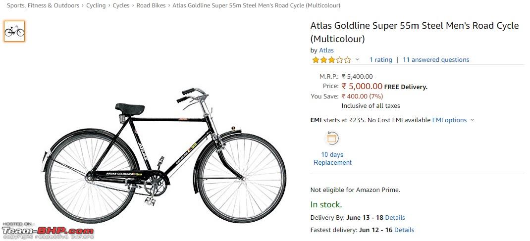 atlas goldline cycle price
