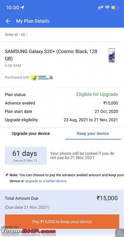 My experience in pre-ordering a Samsung Galaxy Z Fold 3 from Flipkart-payment-still-not-credited-flipkart-account.jpeg
