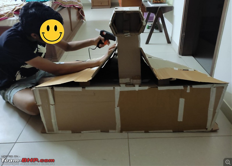 16-year old makes Formula 1 car model out of cardboard boxes for school project-making-4.jpg