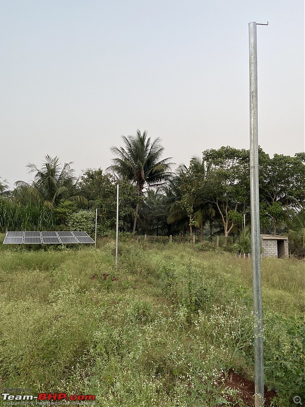 Solar Power for Irrigation and Electricity at Farm-posts-installed.jpg