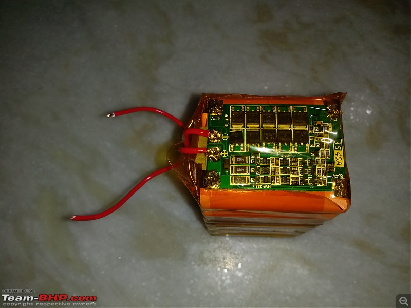 DIY: Making a DIY 12v Lithium-Ion battery at home-spot-welded-bms-covered-battery-pack-kapton-tape.jpg