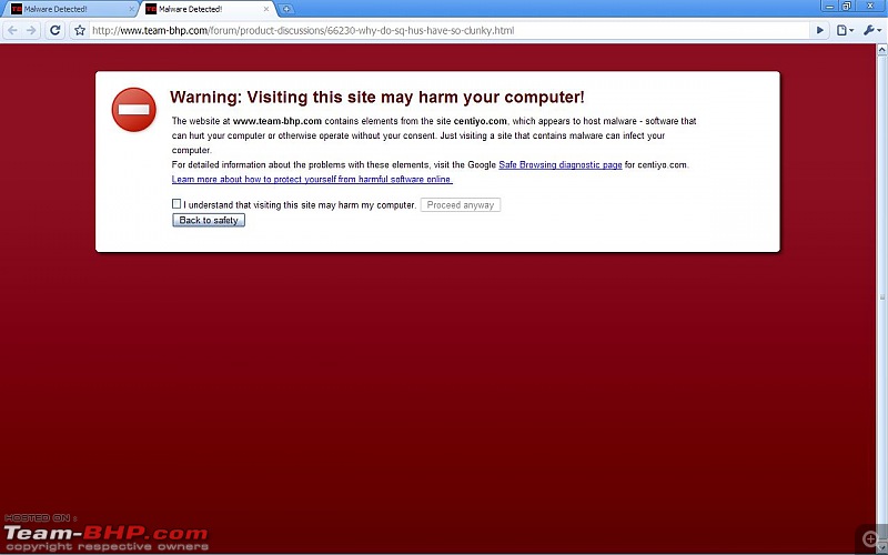 Web page security alarm - TBHP Website. EDIT : Solved-tbhp_malware.jpg