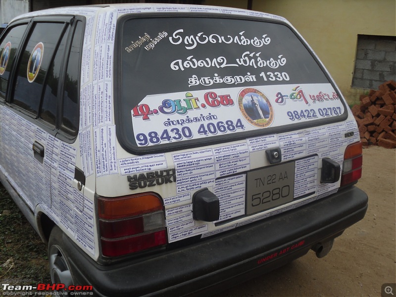 Pics of Weird, Wacky & Funny stickers / badges on cars / bikes-sdc13021.jpg