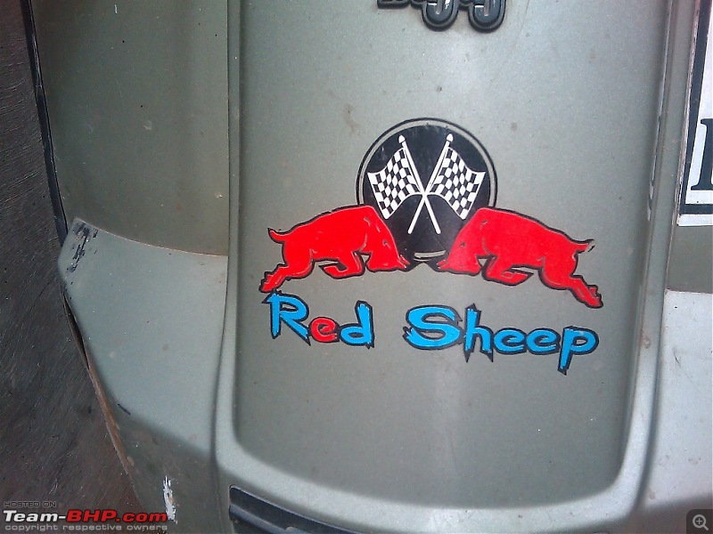 Pics of Weird, Wacky & Funny stickers / badges on cars / bikes-imag_0497.jpg