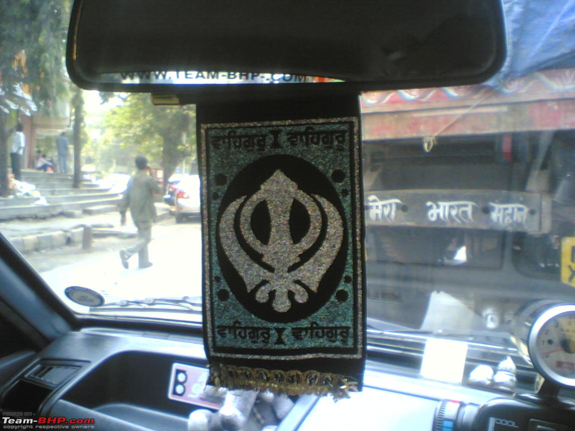 What hangs on your Rear view Mirror Team BHP