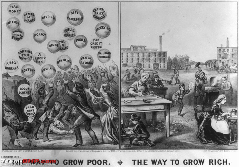 Economic Bubbles - Why they form and why they burst ?-800pxthe_way_to_grow_poor_the_way_to_grow_rich__currier__ives_1875.jpg