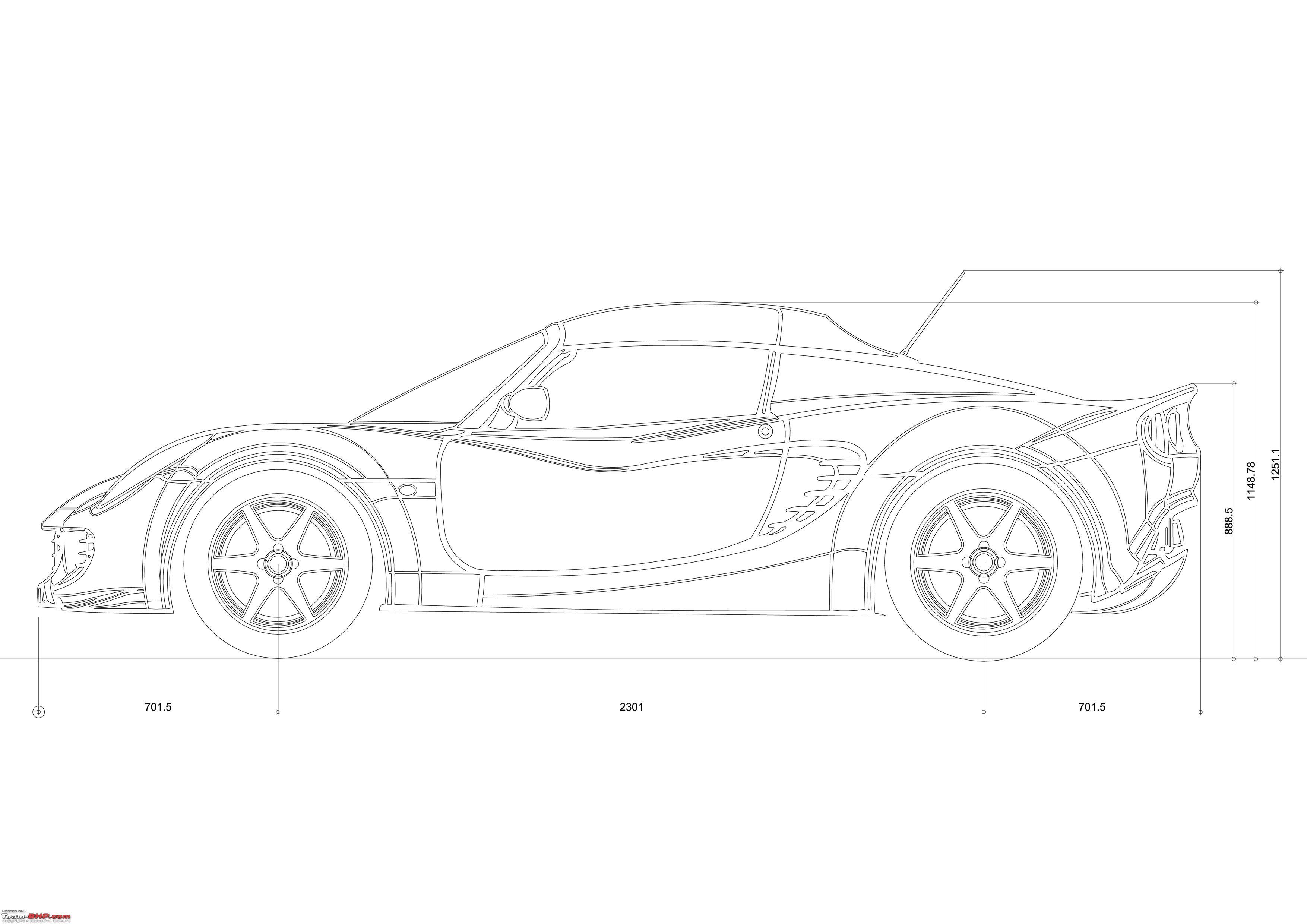 Car Drawings Side View