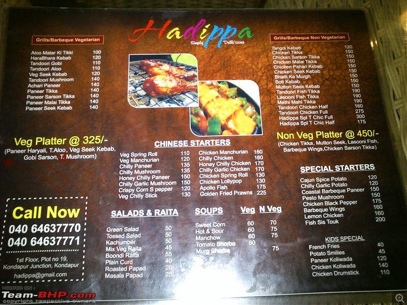 A Guide: Eating out in Hyderabad/Secunderabad/Cyberabad-hadippamenucard-1.jpg