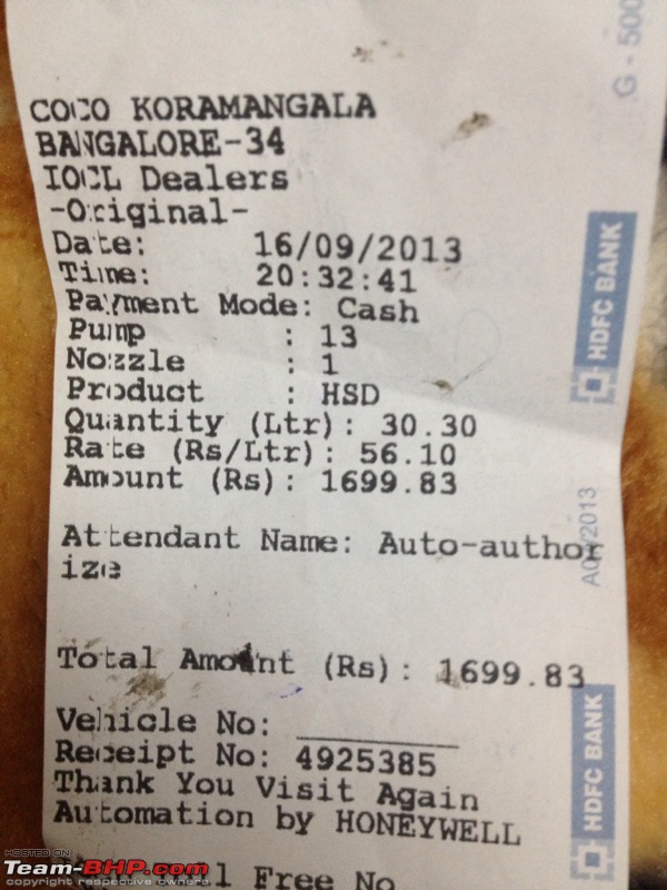 Cheating IOC petrol pump at Koramangala, Bangalore-image1746600730.jpg