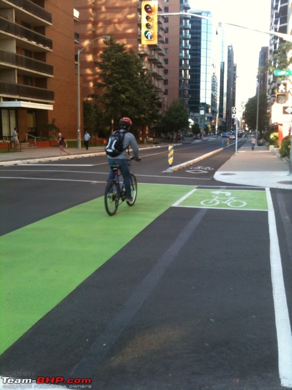 Rants on Bangalore's traffic situation-bicycle_lanes_in_intersection_ottawa_2011.jpeg