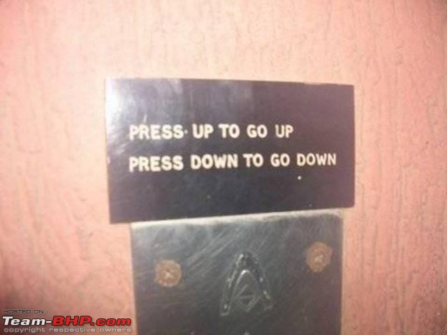 How do you stick a bell on a wall? Pics of Quirky signs, captions & boards-lift.jpg