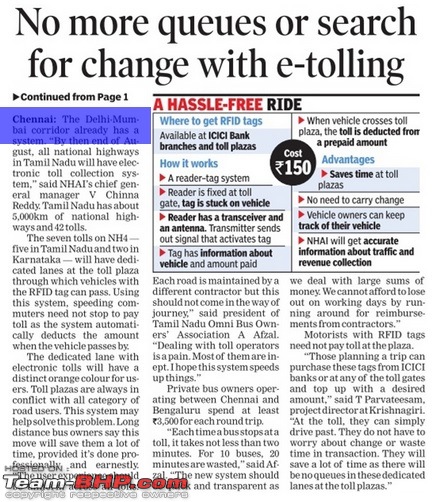 Government launches 'FASTag' - Electronic Toll Collection-etoll2.jpg