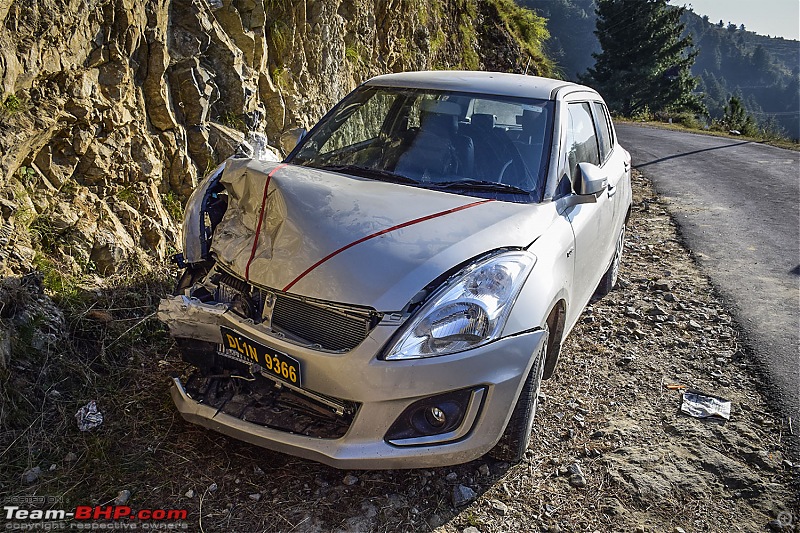 Bitter experience with Myles Cars - An accident & the ensuing nightmare-damaged-swift.jpg